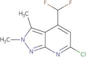 6-Chloro-4-(difluoromethyl)-2,3-dimethyl-2H-pyrazolo[3,4-b]pyridine