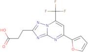 3-[5-(Furan-2-yl)-7-(trifluoromethyl)-[1,2,4]triazolo[1,5-a]pyrimidin-2-yl]propanoic acid