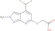 2-{[4-(Difluoromethyl)-2-methyl-2H-pyrazolo[3,4-b]pyridin-6-yl]sulfanyl}acetic acid