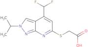 2-{[4-(Difluoromethyl)-2-(propan-2-yl)-2H-pyrazolo[3,4-b]pyridin-6-yl]sulfanyl}acetic acid