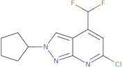 6-Chloro-2-cyclopentyl-4-(difluoromethyl)-2H-pyrazolo[3,4-b]pyridine