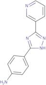 [4-(5-Pyridin-3-yl-1H-1,2,4-triazol-3-yl)phenyl]amine