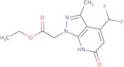 Ethyl [4-(difluoromethyl)-3-methyl-6-oxo-6,7-dihydro-1H-pyrazolo[3,4-b]pyridin-1-yl]acetate