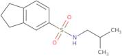 N-(2-Methylpropyl)-2,3-dihydro-1H-indene-5-sulfonamide