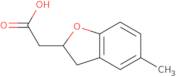 2-(5-Methyl-2,3-dihydro-1-benzofuran-2-yl)acetic acid