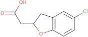 2-(5-Chloro-2,3-dihydro-1-benzofuran-2-yl)acetic acid