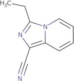 3-Ethylimidazo[1,5-a]pyridine-1-carbonitrile