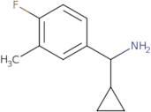 Cyclopropyl(4-fluoro-3-methylphenyl)methanamine