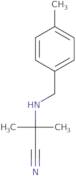 2-Methyl-2-{[(4-methylphenyl)methyl]amino}propanenitrile