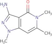 3-Amino-1,5,6-trimethyl-1H,4H,5H-pyrazolo[4,3-c]pyridin-4-one