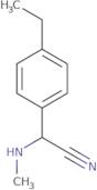 2-(4-Ethylphenyl)-2-(methylamino)acetonitrile