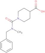 1-[Benzyl(methyl)carbamoyl]piperidine-4-carboxylic acid