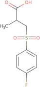 3-(4-Fluorobenzenesulfonyl)-2-methylpropanoic acid