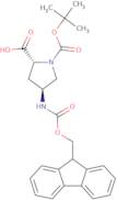 (2R,4S)-1-[(tert-butoxy)carbonyl]-4-({[(9H-fluoren-9-yl)methoxy]carbonyl}amino)pyrrolidine-2-carbo…