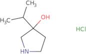 3-(Propan-2-yl)pyrrolidin-3-ol hydrochloride