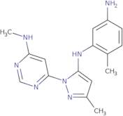 6-Methyl-N1-(3-methyl-1-(6-(methylamino)pyrimidin-4-yl)-1H-pyrazol-5-yl)benzene-1,3-diamine