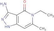 3-Amino-5-ethyl-6-methyl-1H,4H,5H-pyrazolo[4,3-c]pyridin-4-one