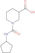 1-(Cyclopentylcarbamoyl)piperidine-3-carboxylic acid