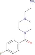 (2-[4-(4-Fluorobenzoyl)piperazin-1-yl]ethyl)amine