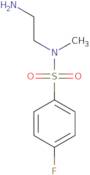 N-(2-Aminoethyl)-4-fluoro-N-methylbenzene-1-sulfonamide