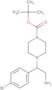 1-Boc-4-(2-amino-1-(4-bromophenyl)ethyl)piperazine