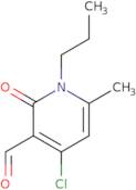 4-Chloro-6-methyl-2-oxo-1-propyl-1,2-dihydropyridine-3-carbaldehyde