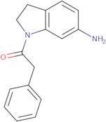 1-(6-Amino-2,3-dihydro-1H-indol-1-yl)-2-phenylethan-1-one