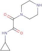 N-Cyclopropyl-2-oxo-2-(piperazin-1-yl)acetamide