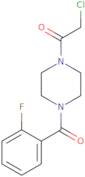 2-Chloro-1-[4-(2-fluoro-benzoyl)-piperazin-1-yl]-ethanone