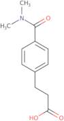 3-(4-Dimethylcarbamoyl-phenyl)-propionic acid