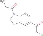 1-[5-(2-Chloroacetyl)-2,3-dihydro-1H-indol-1-yl]propan-1-one