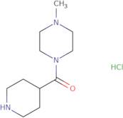 (4-Methyl-1-piperazinyl)(4-piperidinyl)methanonehydrochloride