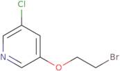 3-(2-Bromoethoxy)-5-chloropyridine