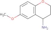 (4S)-6-Methoxy-3,4-dihydro-2H-1-benzopyran-4-amine
