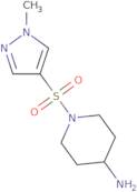 1-[(1-Methyl-1H-pyrazol-4-yl)sulfonyl]piperidin-4-amine