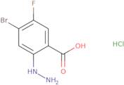 4-Bromo-5-fluoro-2-hydrazino-benzoic acid hydrochloride