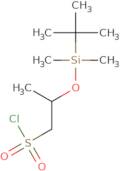 2-[(tert-Butyldimethylsilyl)oxy]propane-1-sulfonyl chloride