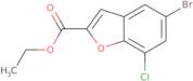 5-Bromo-7-chloro-benzofuran-2-carboxylic acid ethyl ester