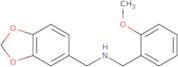 Benzo[1,3]dioxol-5-ylmethyl-(2-methoxy-benzyl)-amine