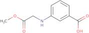 3-[(2-Methoxy-2-oxoethyl)amino]benzoic acid