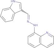 8-[(E)-2-[(1H-Indol-3-yl)methylidene]hydrazin-1-yl]quinoline
