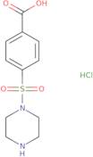 4-(Piperazine-1-sulfonyl)benzoic acid hydrochloride