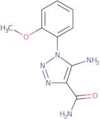 5-Amino-1-(2-methoxyphenyl)-1H-1,2,3-triazole-4-carboxamide