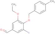 3-Ethoxy-5-iodo-4-[(4-methylbenzyl)oxy]benzaldehyde