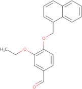 3-Ethoxy-4-(naphthalen-1-ylmethoxy)-benzaldehyde