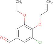 4-(Allyloxy)-3-chloro-5-ethoxybenzaldehyde