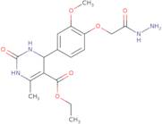 Ethyl 4-[4-(2-hydrazino-2-oxoethoxy)-3-methoxyphenyl]-6-methyl-2-oxo-1,2,3,4-tetrahydropyrimidine-…