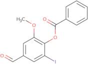 4-Formyl-2-iodo-6-methoxyphenyl benzoate