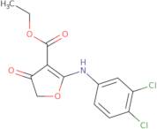 Ethyl 2-((3,4-dichlorophenyl)amino)-5-oxo-3-oxolenecarboxylate