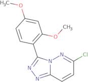 6-Chloro-3-(2,4-dimethoxyphenyl)[1,2,4]triazolo[4,3-b]pyridazine